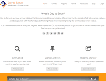 Tablet Screenshot of daytoserve.org